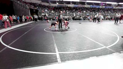 95 lbs Rr Rnd 1 - Elliana Kaeding, Jackson County vs Emma Evans, Bartlesville WC