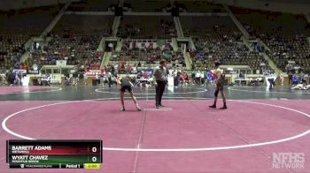 6A 106 lbs Quarterfinal - Barrett Adams, Wetumpka vs Wyatt Chavez, Mountain Brook