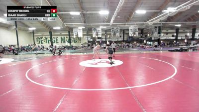 145.2 lbs Rr Rnd 3 - Joseph Wendel, Individual vs Ibaad Shaikh, University Of Maryland Club Wrestling