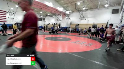 124 lbs Consi Of 8 #2 - Abdul-wahab Moghul, James Madison-PSAL vs Jared Sarango, Maspeth - PSAL