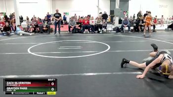 64 lbs Semis (4 Team) - Grayden Paris, POWA vs Zach Silverstein, PA Alliance