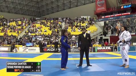 Amanda Santo vs Tayane Porifirio IBJJF 2016 Worlds