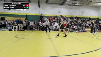 175 lbs Cons. Round 6 - Kahle Albright, Wauseon vs Tanner Young, River Valley (bidwell)