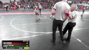 190 lbs Champ. Round 1 - Ian Thomas, Neenah/Aviators vs Ethan Taylor, Clinton