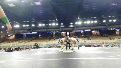 285 lbs 1st Place Match - Michael Mocco, Cardinal Gibbons vs Blake Elder, Jensen Beach