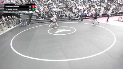 6A 175 lbs Cons. Round 2 - Steele Elton, Westlake vs Landon Visser, Mountain Ridge