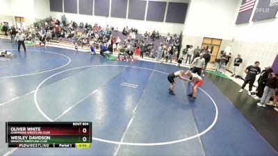 105 lbs 3rd Place Match - Oliver White, Champions Wrestling Club vs Wesley Davidson, Wasatch Wrestling Club