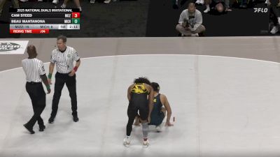 174 lbs 2nd Wrestleback (16 Team) - Beau Mantanona, Michigan vs Cam Steed, Missouri