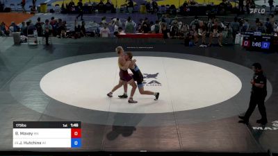 175 lbs Cons 32 #2 - Braeden Maxey, MN vs Jacob Hutchins, WI