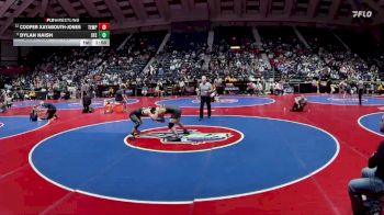1A-150 lbs Champ. Round 1 - Dylan Naish, St Francis School vs Cooper Xayabouth-Jones, Temple