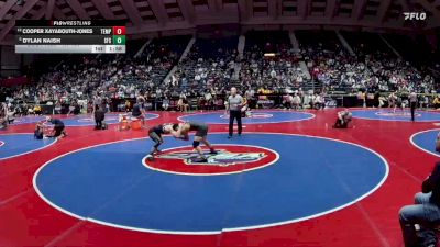 1A-150 lbs Champ. Round 1 - Dylan Naish, St Francis School vs Cooper Xayabouth-Jones, Temple