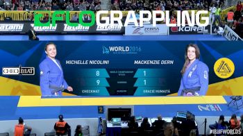 Michelle Nicolini Vs Mackenzie Dern IBJJF 2016 Worlds