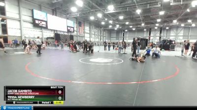 85-87 lbs Round 3 - Tessa Newberry, All-Phase WC vs Jacob Gambito, Scrap Yard Garage Wrestling