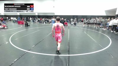 113 lbs Blackburn Savage, Ohio Gray vs Trey Kraemer, Minnesota Red