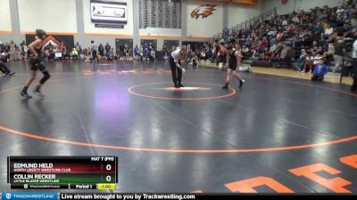 BN-10 lbs Cons. Round 1 - Collin Recker, Little Blazer Wrestling vs Edmund Held, North Liberty Wrestling Club