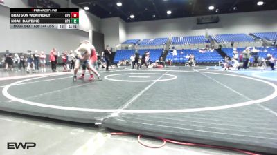 138-144 lbs Consolation - Brayson Weatherly, Panther Youth Wrestling vs Noah Dawejko, Panther Youth Wrestling
