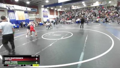 106 lbs Champ. Round 2 - Aidan Young, Millikan High Shcool vs Davis Shaposhnick, Great Oaks