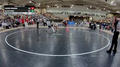 138 lbs Placement (4 Team) - Kaden Dressel, Lakeway Christian Academy vs Blake King, Chattanooga Christian School