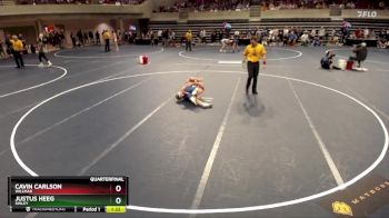 133 Championship Bracket Quarterfinal - Justus Heeg, Simley vs Cavin Carlson, Willmar