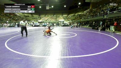 120 lbs Consi Of 8 #2 - Caleb Cisneros, Selma vs Andrew Sandoval, Woodlake