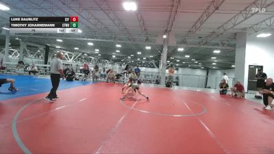 76 lbs Finals (2 Team) - Timothy Johannemann, CTWHALE ORCA vs Luke Baublitz, Steller Trained Fett