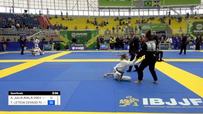 ANA JULIA AYALA ESEVERRI vs THAÍS LETÍCIA COYADO TEIXEIRA 2024 Brasileiro Jiu-Jitsu IBJJF