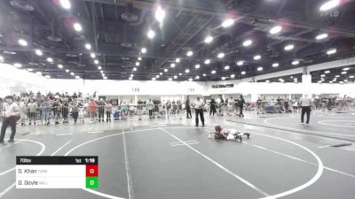 70 lbs Rr Rnd 3 - Owais Khan, Threshold vs DeShawn Doyle, Valley Bad Boys