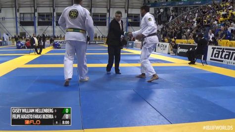 Casey William Hellenberg vs Felipe Augusto Farias Bezerra IBJJF 2016 Worlds