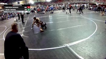 90 lbs Champ. Round 1 - Kelby Twohig, RCWC vs Greyson Giorgio, Wrestling With Character