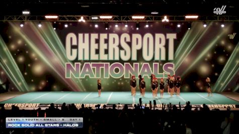 Rock Solid Allstars - Halos [2026 L1 Youth - Small - B Day 1] 2026 CHEERSPORT National All Star Cheerleading Championship