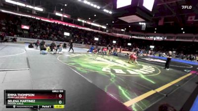 Girls 155 lbs Cons. Round 2 - Emma Thompson, Moses Lake (Girls) vs Selena Martinez, Prosser (Girls)