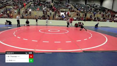 85 lbs Consi Of 4 - Wyatt Thomas, Tift Wrestling Academy vs Jaz Ard, Bison Takedown Wrestling Club