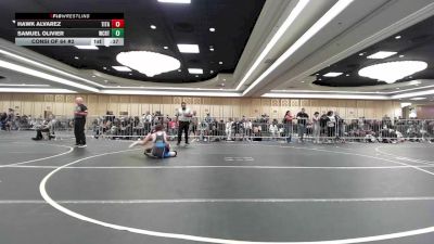 120 lbs Consi Of 64 #2 - Hawk Alvarez, Titan Mercury WC vs Samuel Olivier, Wcrtc