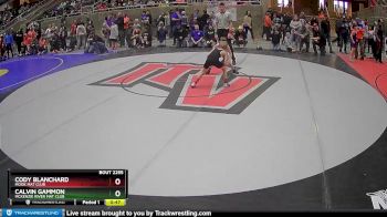 67 lbs Cons. Round 3 - Calvin Gammon, McKenzie River Mat Club vs Cody Blanchard, MOOK MAT CLUB