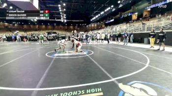 120 lbs Cons. Round 3 - Brock Glover, Jesuit vs Logan Bajor, Cardinal Gibbons