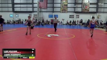 106 lbs Round 2 (3 Team) - Luke Houchins, RIVER CITY WRESTLING CLUB vs Caiden McDermott, MOORE COUNTY BRAWLERS - SILVER