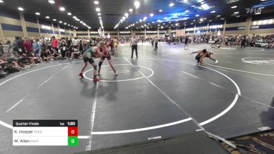 137 lbs Quarterfinal - Kamden Hooper, Odessa vs Micah Allen, Oakdale WC