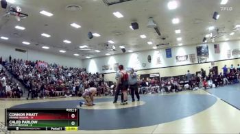 190 lbs Champ Round 1 (16 Team) - Caleb Parlow, Faith Christian vs Connor Pratt, Prairie Heights