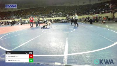 80 lbs Semifinal - Callan Caldwell, Salina Wrestling Club vs Calib Anderson, Cowboy Wrestling Club