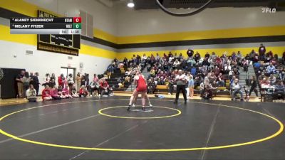 155 lbs Quarterfinal - Alaney Sienknecht, North Tama vs Melany Fitzer, Wilton