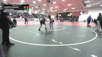 235 lbs Champ. Round 2 - Scarlette Quinonez, Hemet vs Maya Garza, Newbury Park