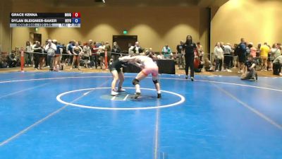 120 lbs Cons. Rd Of 16 - Grace Kenna, Doughboy vs Dylan Bleignier-Baker, Hey You