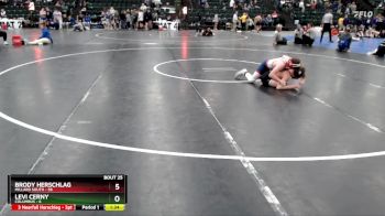 120 lbs Round 4 (16 Team) - Brody Herschlag, Millard South vs Levi Cerny, Columbus