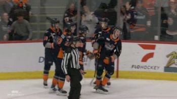 Nathan Aspinall Scores On The One-Timer To Cut Into The Spitfires Lead, 4-3