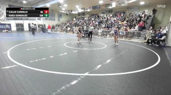 110 lbs Champ. Round 2 - Kaeli Gonzalez, Corona Del Mar vs Callie Carrillo, Millikan
