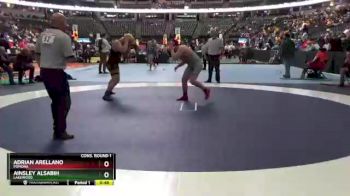220 lbs Cons. Round 1 - Ainsley Alsabih, Lakewood vs Adrian Arellano, Pomona