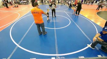 46 lbs Round Of 16 - Keith Evans, Coweta Tiger Wrestling vs Kade Whitenack, Pryor Tigers