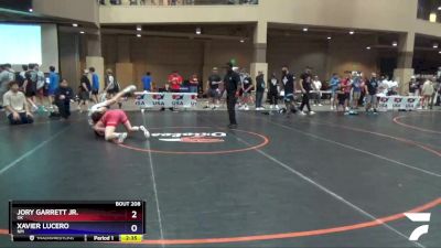 145 lbs Cons. Round 2 - Jory Garrett Jr., OK vs Xavier Lucero, NM