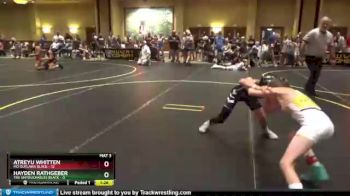 72 lbs Round 1 (4 Team) - Atreyu Whitten, MO Outlaws Black vs Hayden Rathgeber, The Untouchables Black