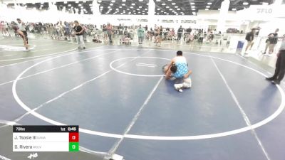70 lbs Consi Of 8 #2 - David Rivera, Wolves Den WC vs Jimmy Tsosie III, Ganado WC